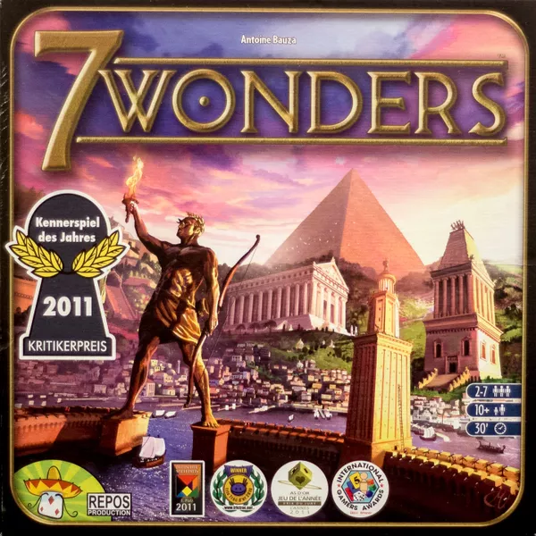 Portada del juego de mesa 7Wonders