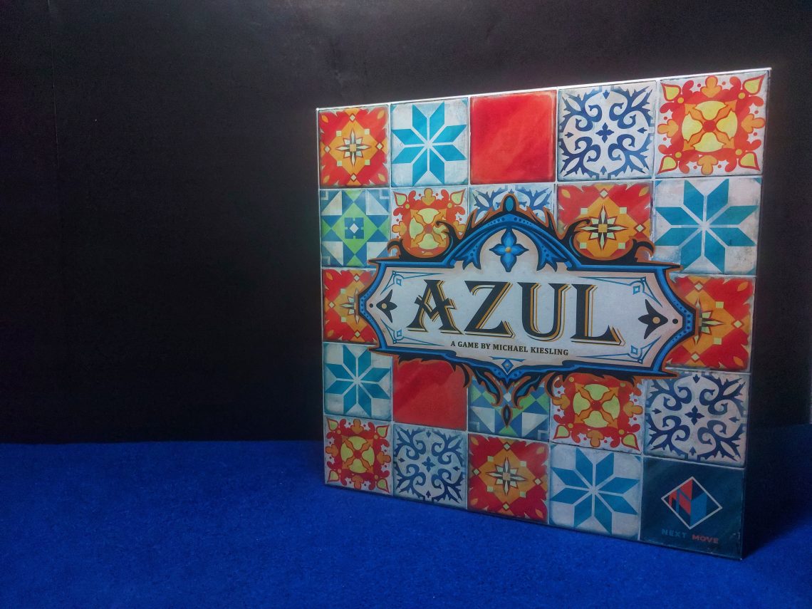 Portada del juego de mesa Azul