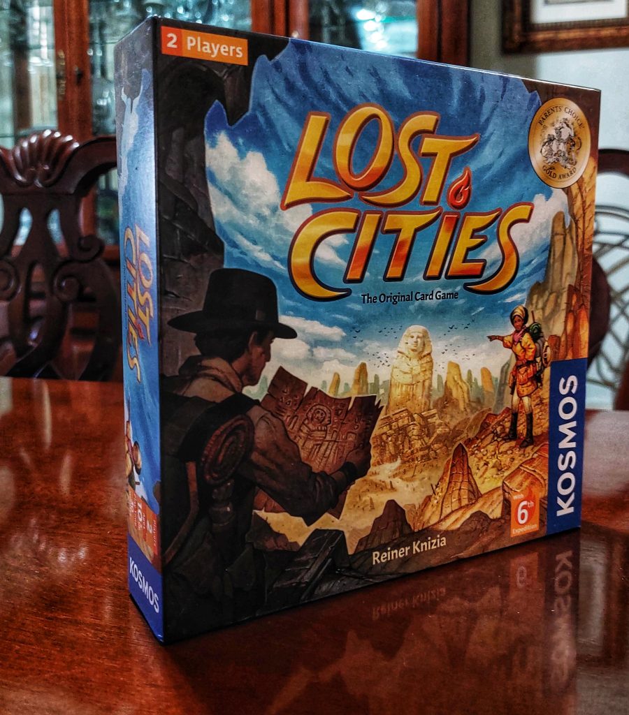 Portada del juego de mesa Lost Cities